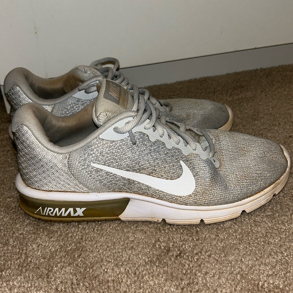 Grey Nike Air Max Sequent 2